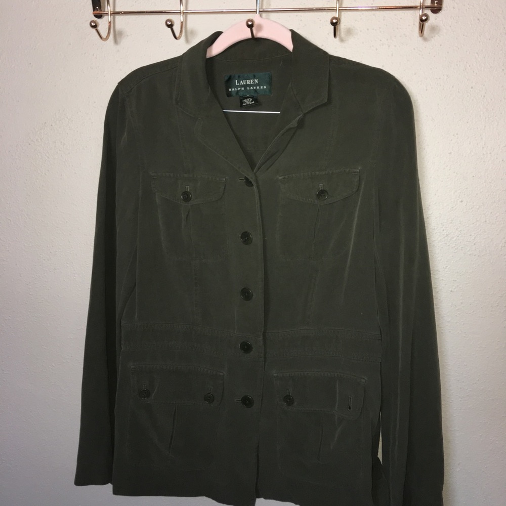100% Silk Ralph Lauren Blouse